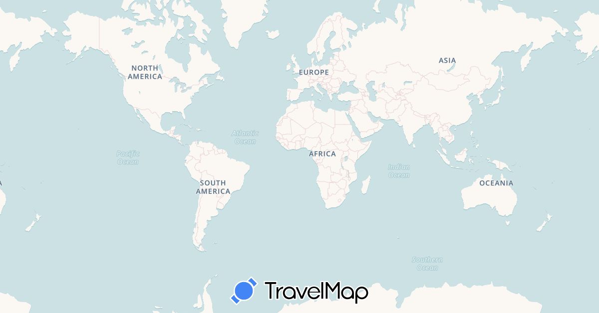 TravelMap itinerary: driving, dagmar aaen in Germany, Denmark (Europe)